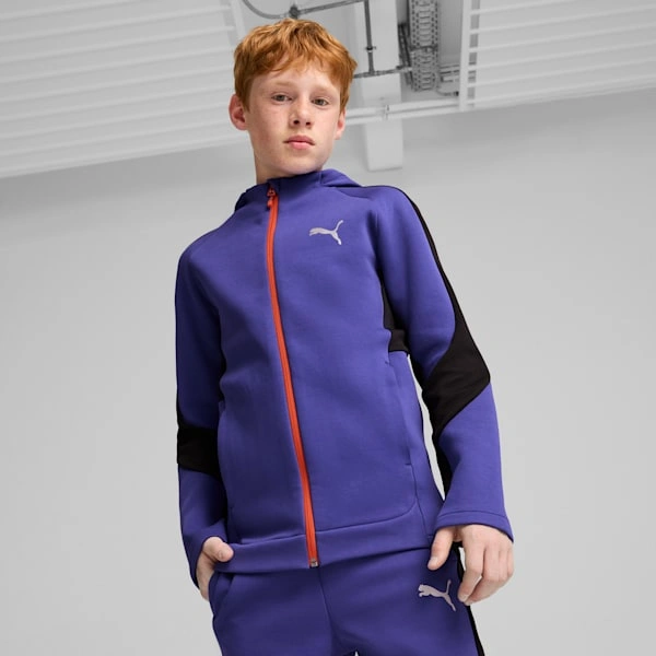 PUMA EVOSTRIPE: Ungdommens favoritthettegenser! Perfekt for lek og avslapping – komfortabel og stilig, klar for eventyr!